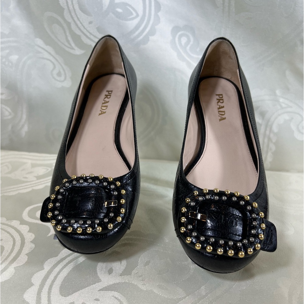 Size 6.5/37 Prada Flats - Picture 2 of 9